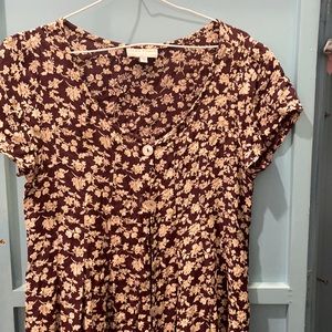 Long Floral Vintage Dress